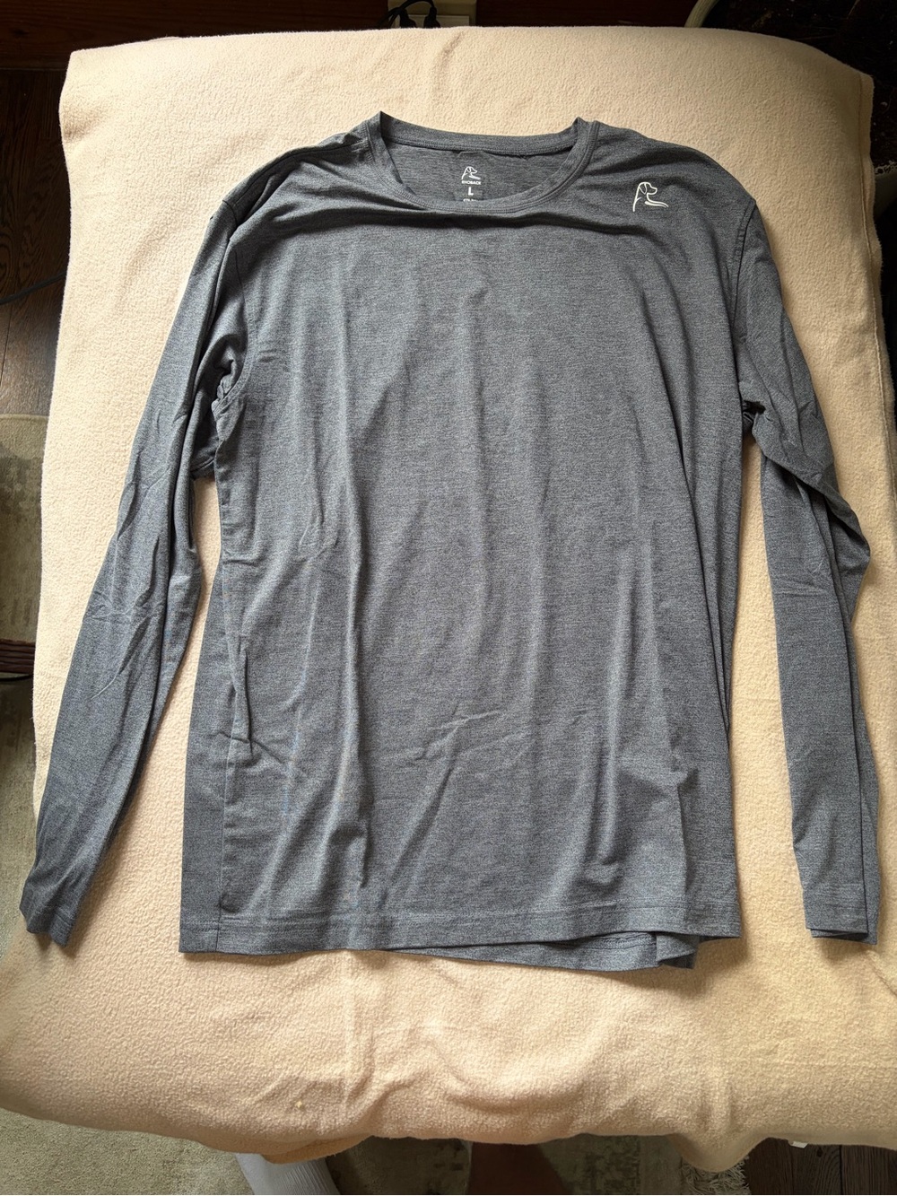 Rhoback Men's Long-Sleeve Performance Tee - Heather Gray